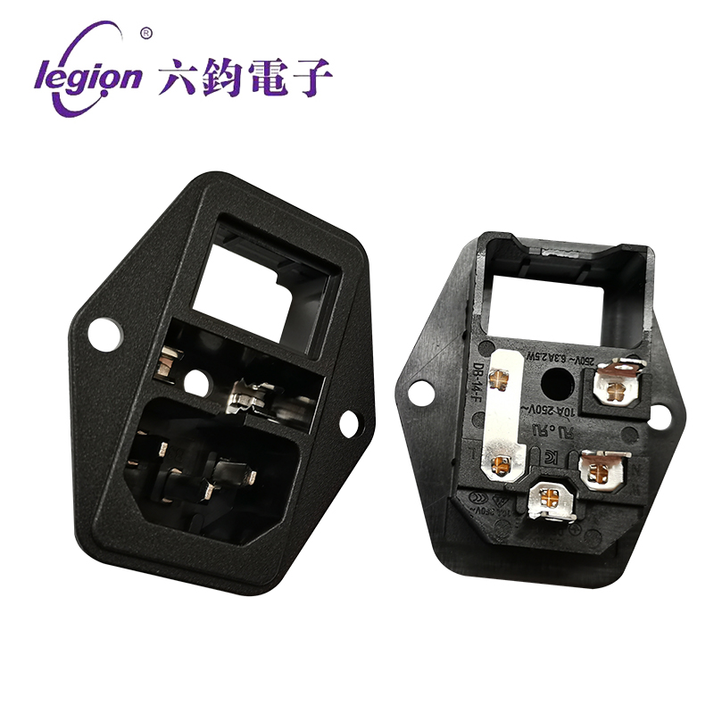 Power Socket Switch AC Connector Fuse