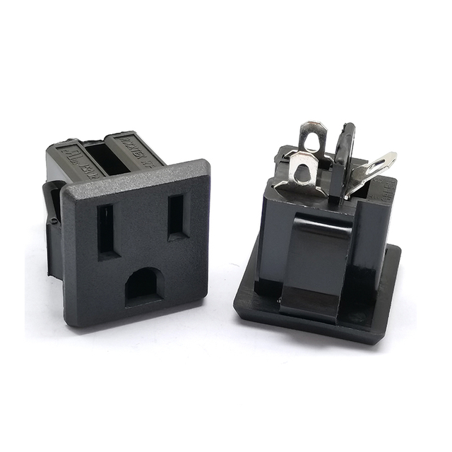 AC Electrical Power Socket Plug 3 Pin