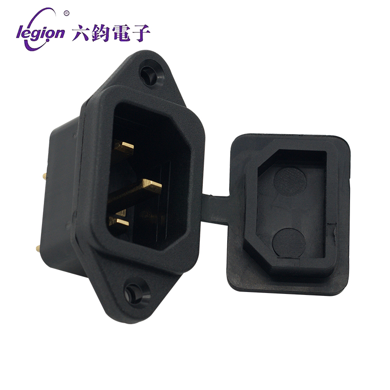 C14 Inlet AC Power Socket Connector